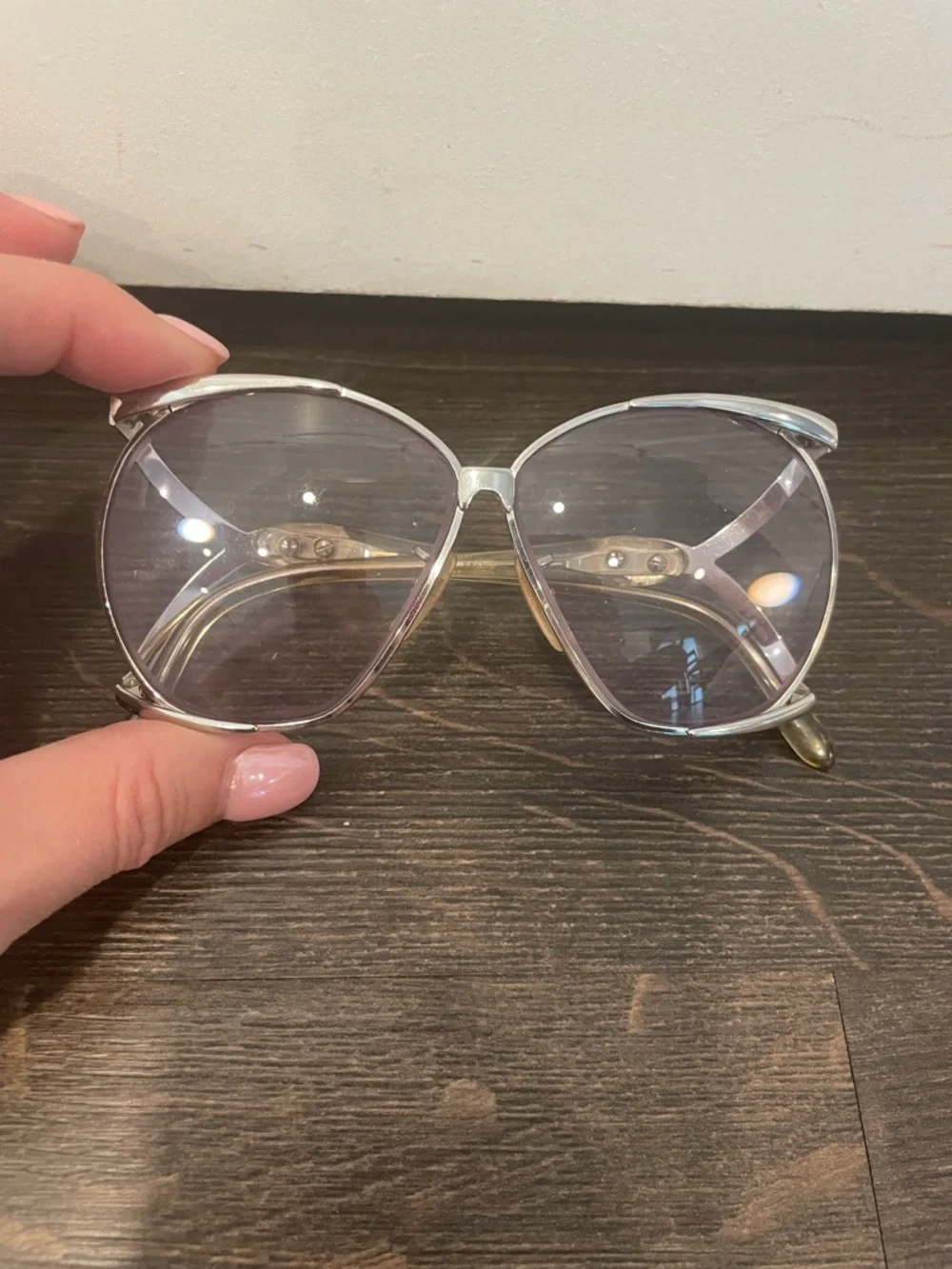 Vintage Tura MOD 210 oversized aviator frames 70s 80s Frames Only